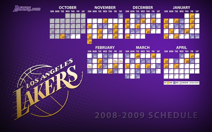 Los Angeles Lakers Fond d'écran officiel #1