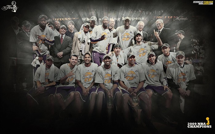  NBA2009はレイカーズの壁紙をチャンピオン #2