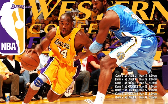 NBA2009總冠軍湖人隊壁紙 #10