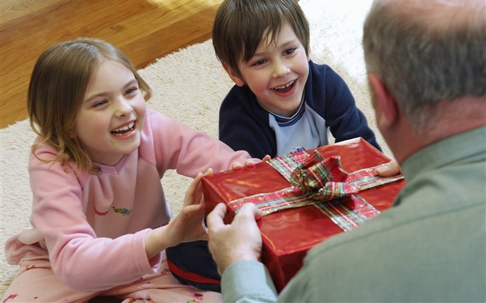 Les gens fêtent Noël Accueil Fond d'écran #35