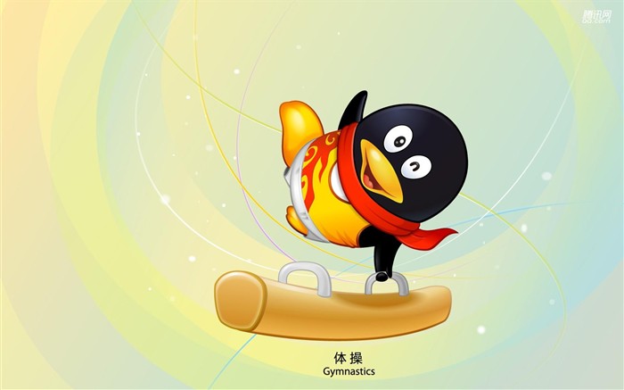 QQ Olympic sports theme wallpaper #16