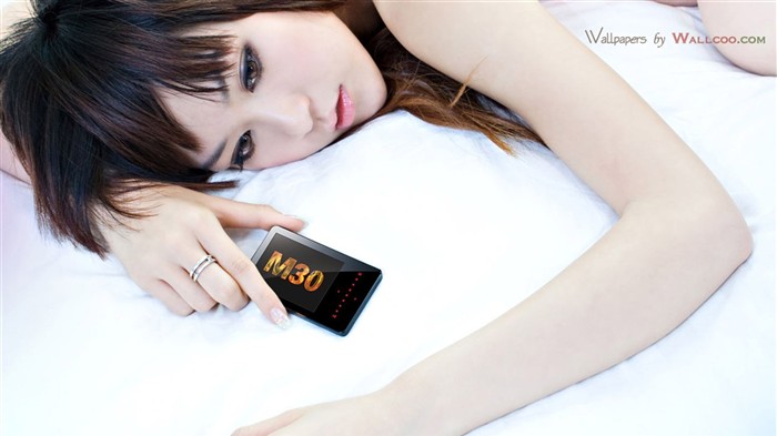 MP3廣告清純美女壁紙 #17