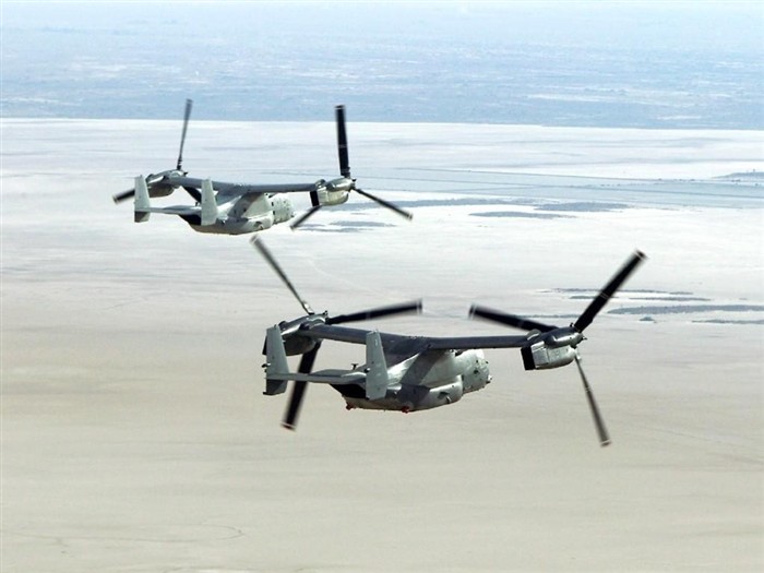 CV-22 Osprey tiltrotor aircraft type #9