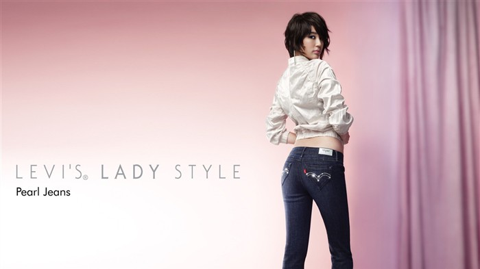 2009 Levis 여자 배경 화면 #8