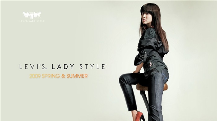 2009 Levis 여자 배경 화면 #18