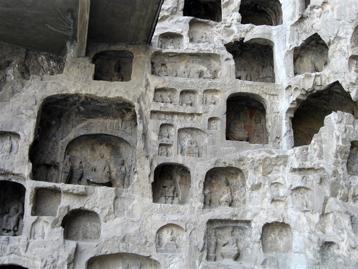 낙양, Longmen의 Grottoes는 배경 화면 #31