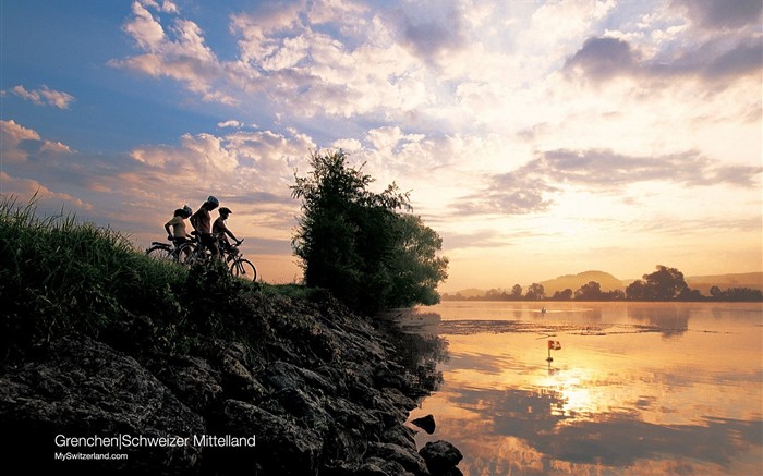 Schweiz Tapete Sommertourismus Attraktionen #4