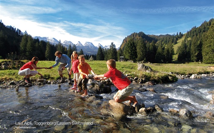 Suiza fondos de escritorio de lugares de interés turístico de verano #17