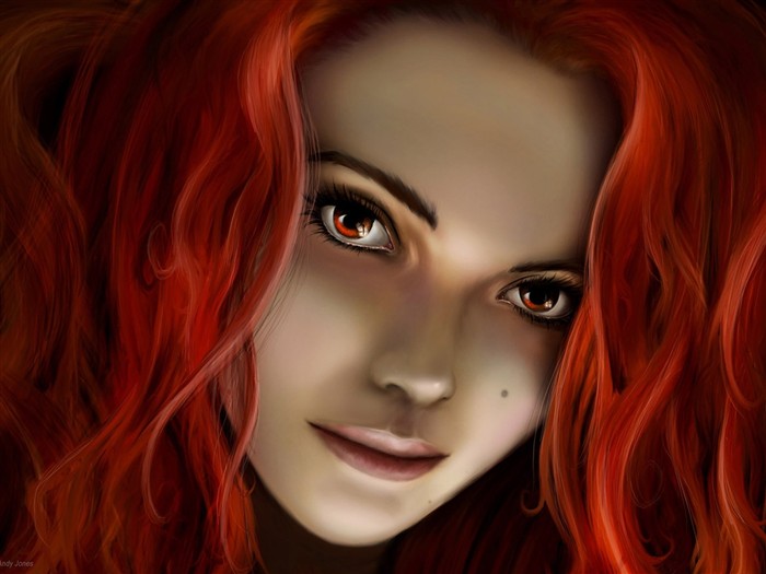 CG Illustration Fantasy Wallpaper Frauen #8