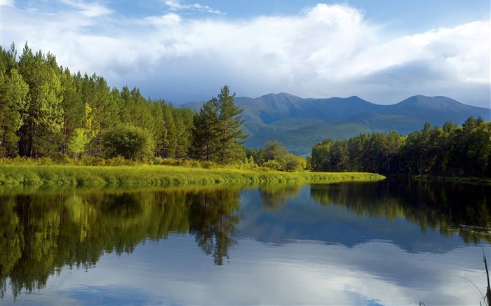 Hermoso paisaje natural en Siberia #7