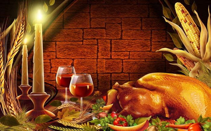 Thanksgiving Thema Tapete #1