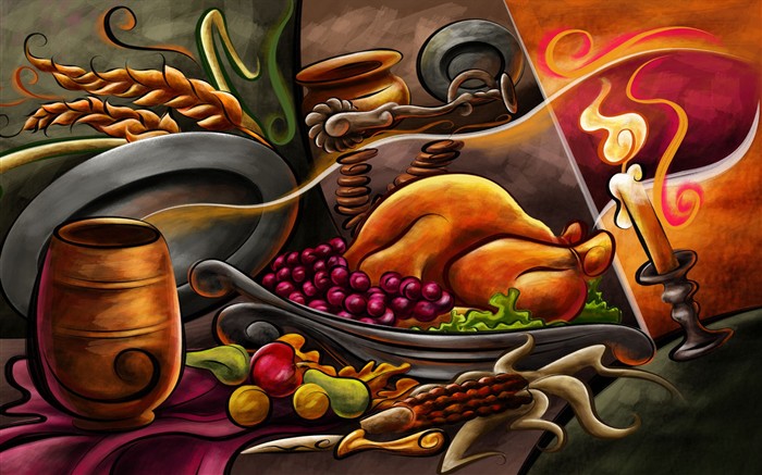 Thanksgiving theme wallpaper #5