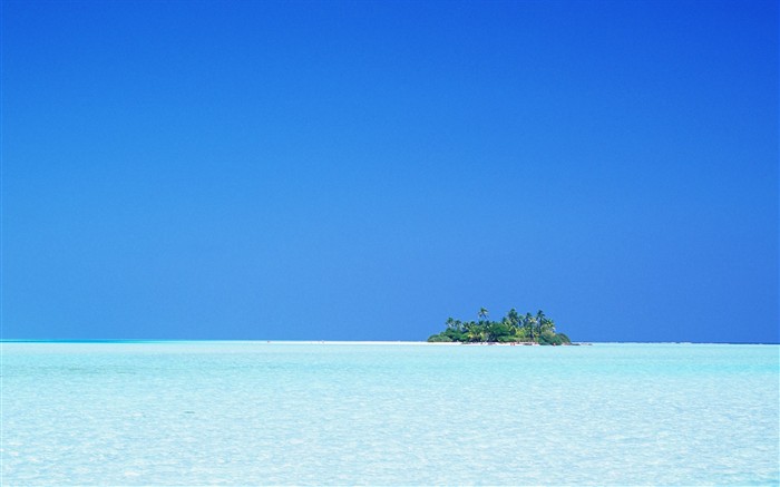 Malediven Wasser und blauer Himmel #21
