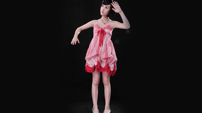 Liu Mei-obsahující tapety Happy dívka #16