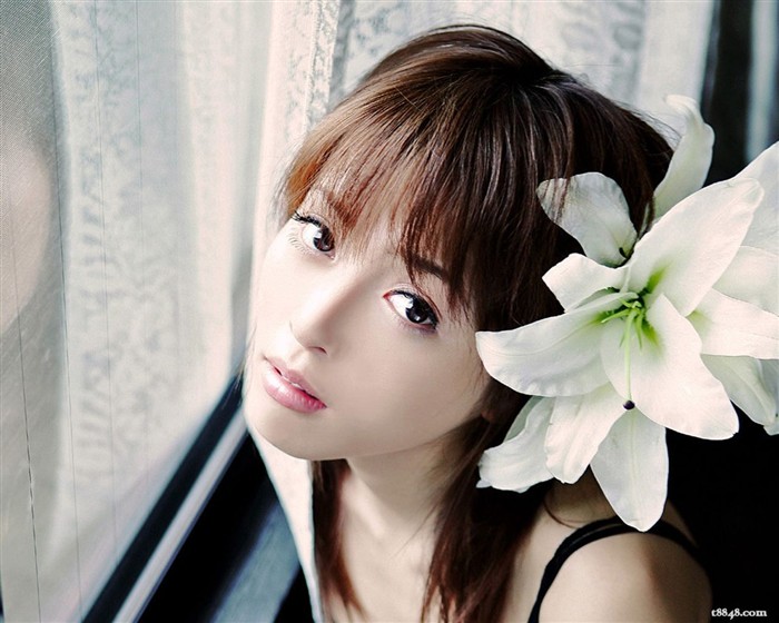Yumiko Shaku fondos de pantalla belleza japonesa #1