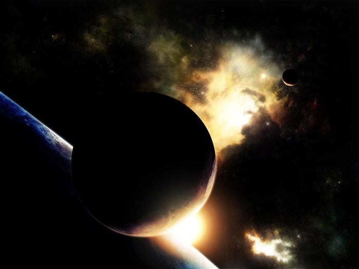 Space landscape wallpaper (3) #3