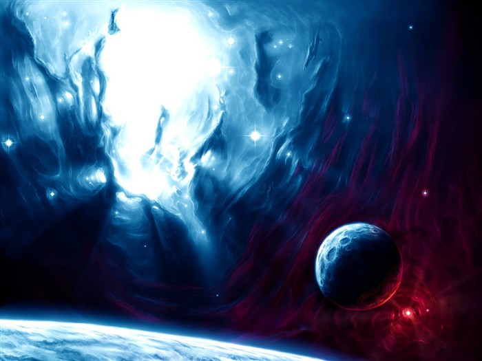 Space Landschaft Wallpaper (3) #9