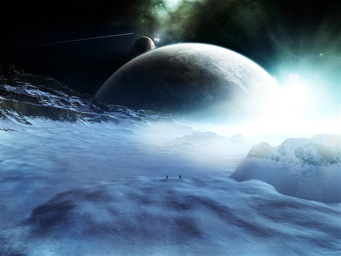 Space landscape wallpaper (3) #11