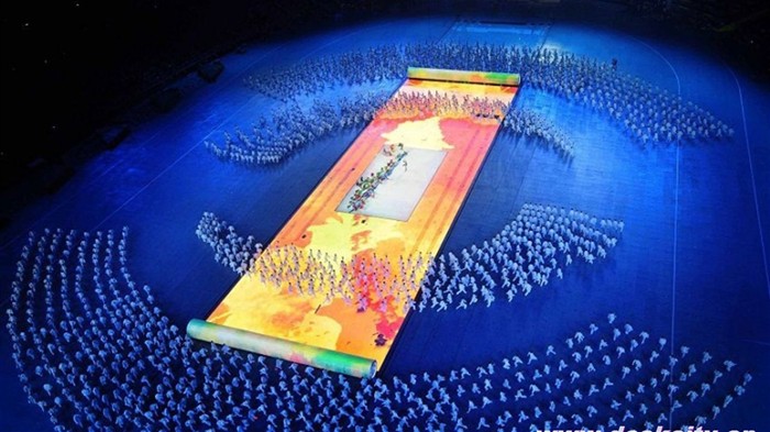 2008 Juegos Olímpicos de Beijing Ceremonia de Apertura de Escritorio #25