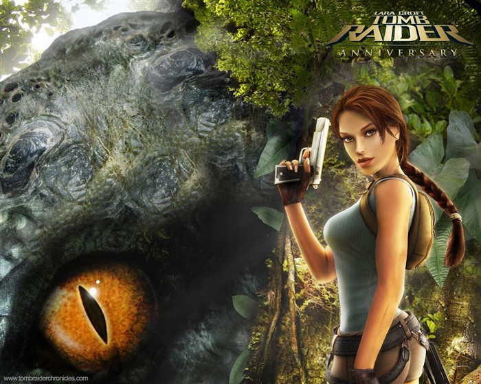 Lara Croft Tomb Raider 10th Anniversary Wallpaper #2