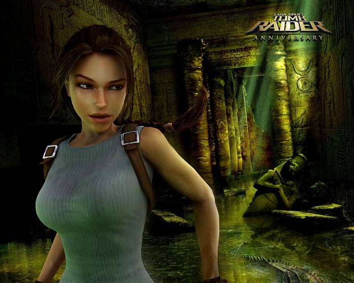 Lara Croft Tomb Raider 10th Anniversary Wallpaper #7