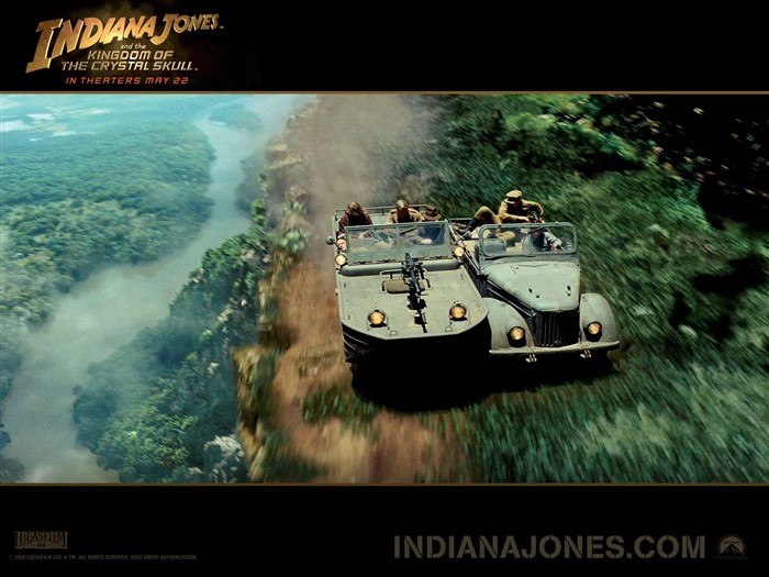 Indiana Jones 4 fonds d'écran Crystal Skull #17
