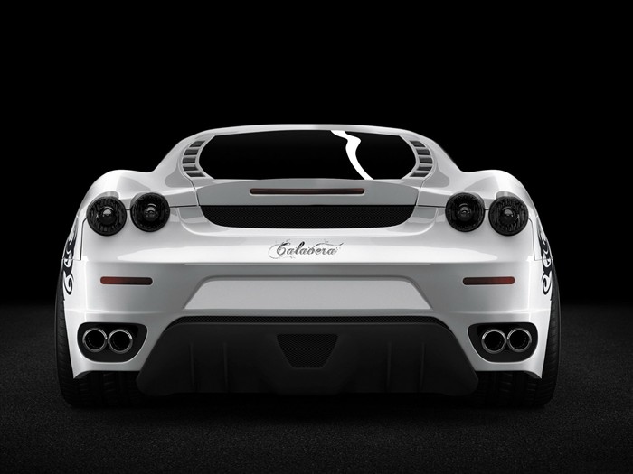 White Skull Ferrari F430 Wallpapers #16