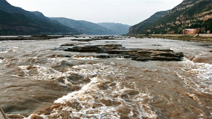 Kontinuierlich fließenden Yellow River - Hukou Waterfall Travel Notes (Minghu Metasequoia Werke) #17