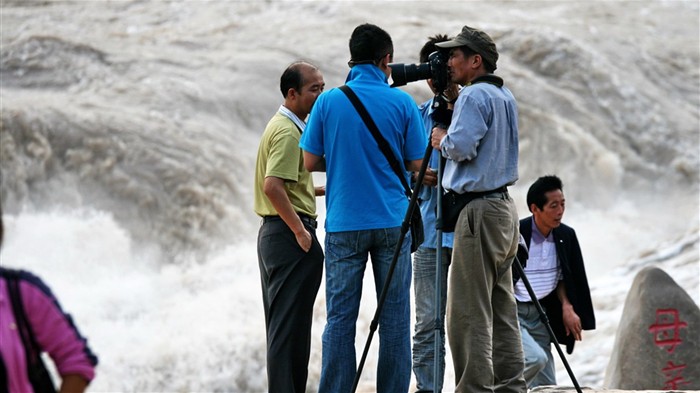 Continuously flowing Yellow River - Hukou Waterfall Travel Notes (Minghu Metasequoia works) #11