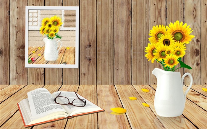 Fun office and living wallpaper (2) #11