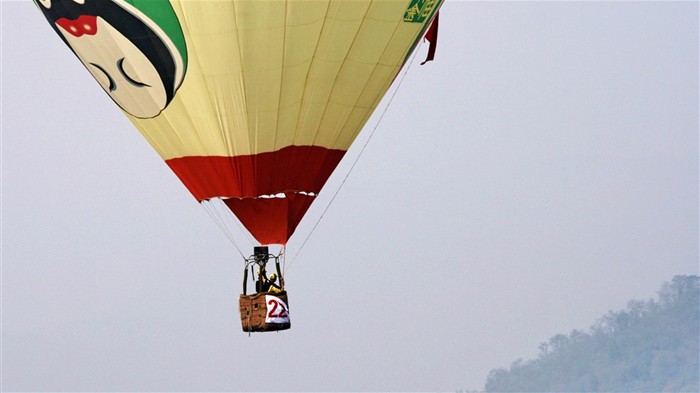 El Festival Aéreo Internacional de Deportes para Vistazo (Minghu obras Metasequoia) #5