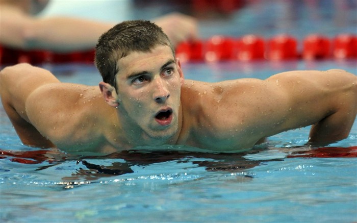 USA fliegende Fische Phelps Wallpaper #7