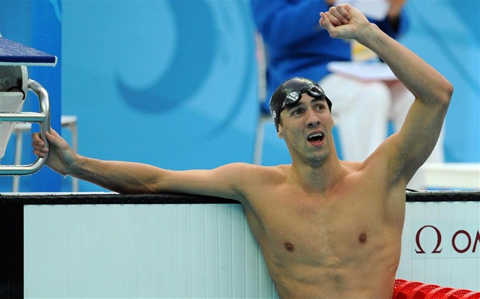 USA fliegende Fische Phelps Wallpaper #9