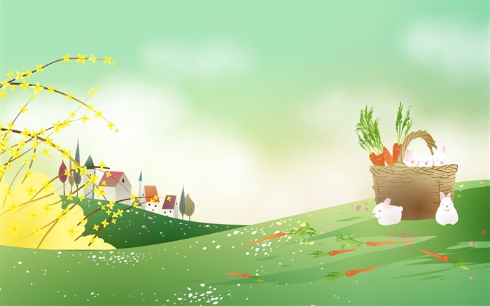 Spring Vector Wallpaper #15