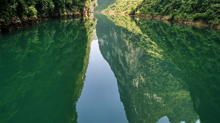 Hechi Small Three Gorges (Minghu Metasequoia Werke) #4