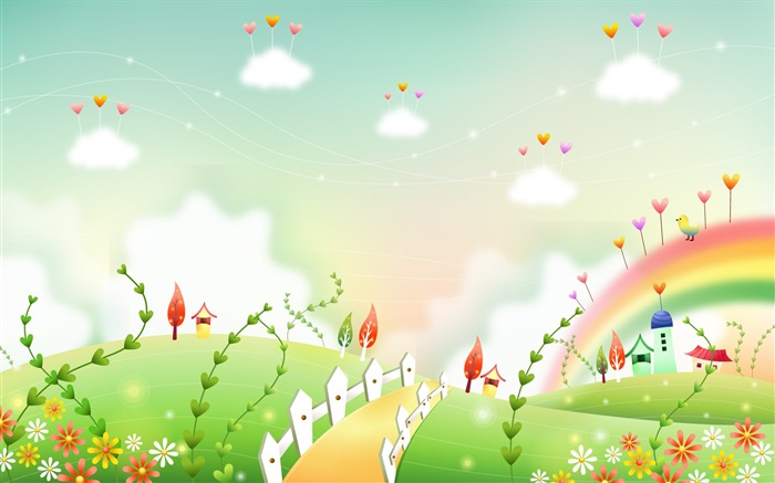 Cartoon Fantasy Scenery Wallpapers #4