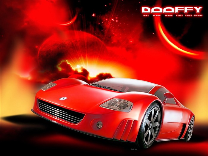 Fire car HD wallpaper #9