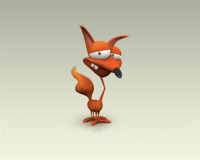 Fun 3D Cartoon Design wallpaper #4