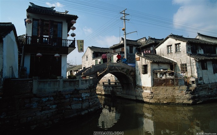 Antiguo vida Hutong de fotos antiguas fondo de pantalla #20