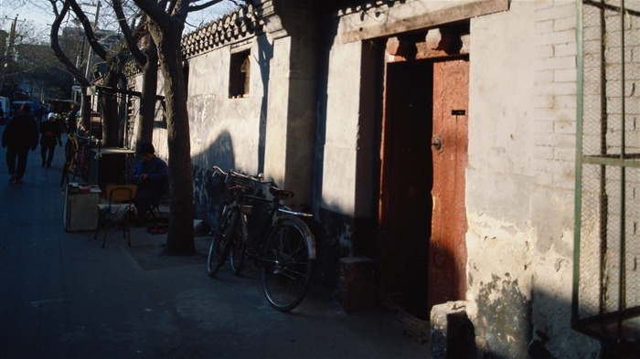 Old Hutong Leben für alte Fotos Wallpaper #22