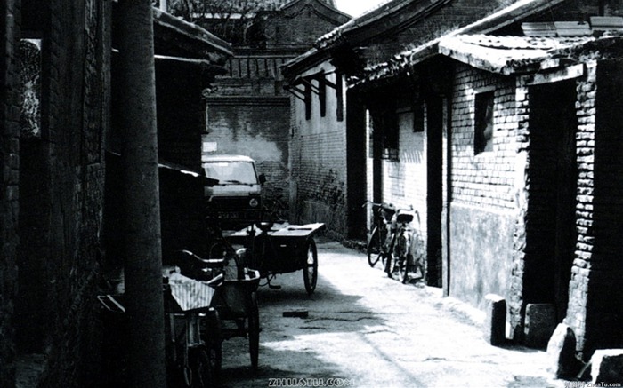 Antiguo vida Hutong de fotos antiguas fondo de pantalla #29