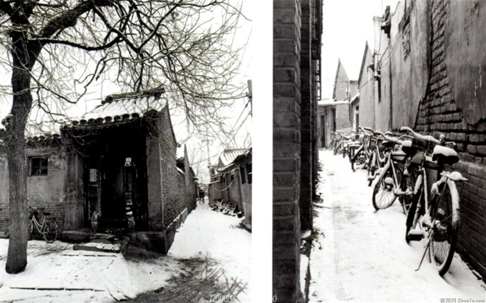 Old Hutong life for old photos wallpaper #30