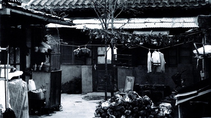 Old Hutong Leben für alte Fotos Wallpaper #36