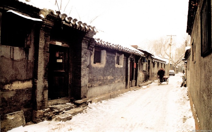 Staré Hutong život pro staré fotografie wallpaper #39