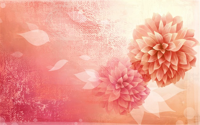 Synthetische Wallpaper Bunte Blumen #22