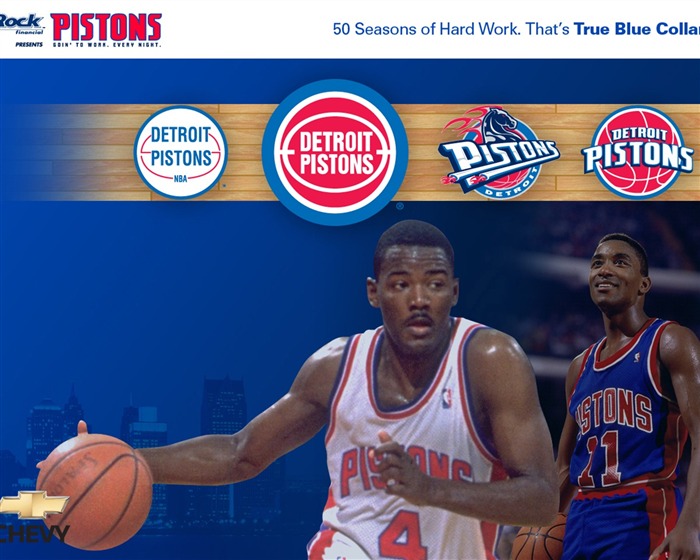 Detroit Pistons Oficiální Wallpaper #33