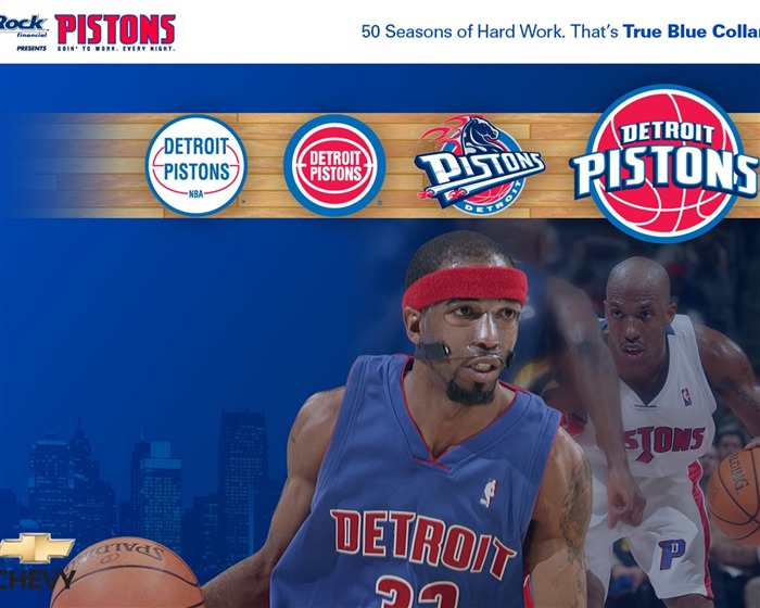 Detroit Pistons Oficiální Wallpaper #34