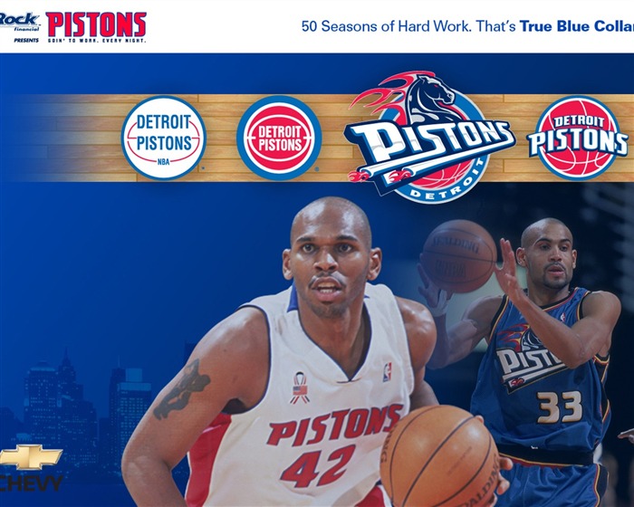 Detroit Pistons Offizielle Wallpaper #35