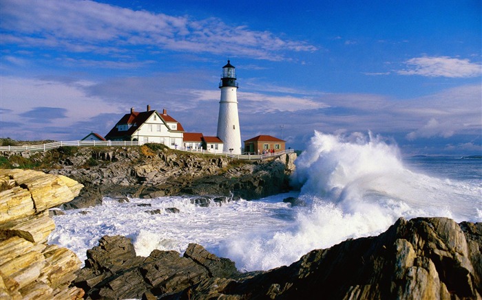 Coastal Lighthouse HD Wallpaper #9