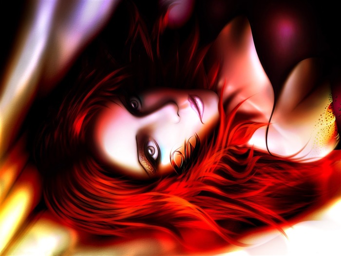 奇幻女性精美插畫壁紙 #1